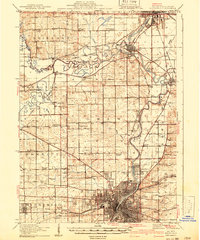 Rockford 1918 topographic map thumbnail