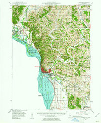Savanna 1952 topographic map thumbnail