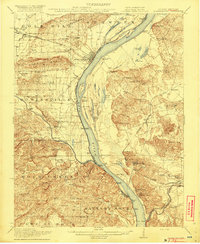 Shawneetown 1916 topographic map thumbnail