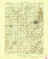 Shelbyville 1946 topographic map thumbnail
