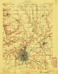 Springfield 1907 topographic map preview
