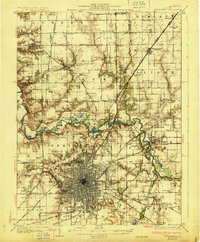 Springfield 1930 topographic map thumbnail