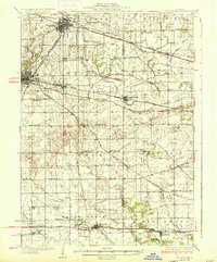 Sycamore 1937 topographic map thumbnail
