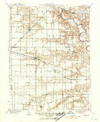Tallula 1940 topographic map thumbnail