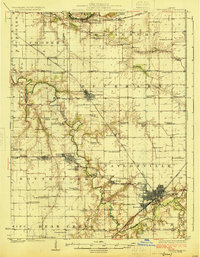 Taylorville 1925 topographic map thumbnail