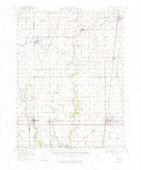 Tuscola 1950 topographic map thumbnail