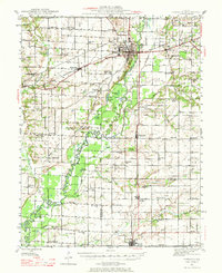 Vandalia 1945 topographic map thumbnail