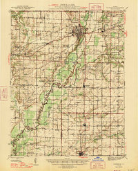 Vandalia 1947 topographic map thumbnail