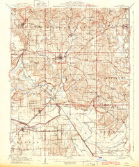 Vienna 1918 topographic map preview