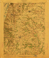 Waterloo 1913 topographic map preview