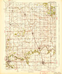 Watseka 1939 topographic map thumbnail