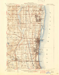 Waukegan 1908 topographic map thumbnail