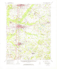 West Frankfort 1963 topographic map thumbnail