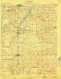 West Frankfort 1909 topographic map thumbnail