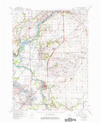 Wilmington 1954 topographic map thumbnail