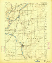 Wilmington 1892 topographic map thumbnail