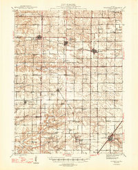 Woodhull 1947 topographic map thumbnail
