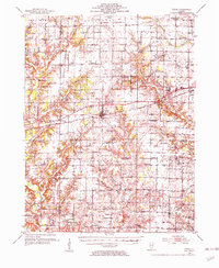 Xenia 1952 topographic map thumbnail