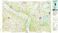 Carbondale 1986 topographic map thumbnail
