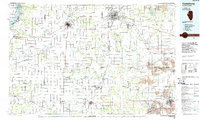 Galesburg 1985 topographic map thumbnail