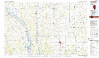 Jerseyville 1985 topographic map thumbnail
