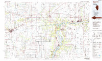 Kewanee 1985 topographic map preview