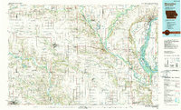 Muscatine 1984 topographic map thumbnail