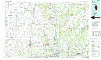 Paris 1986 topographic map thumbnail