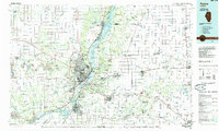 Peoria 1985 topographic map thumbnail