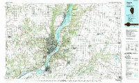 Peoria 1989 topographic map thumbnail