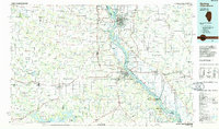 Quincy 1986 topographic map thumbnail