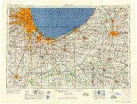 Chicago 1957 topographic map thumbnail