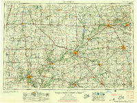 Danville 1956 topographic map thumbnail