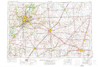 Peoria 1958 topographic map thumbnail
