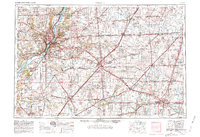 Peoria 1958 topographic map thumbnail