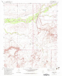 Adamana 1982 topographic map thumbnail