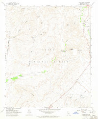 Adams Mesa 1964 topographic map thumbnail