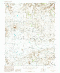 Agathla Peak 1988 topographic map thumbnail