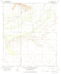 Agua Caliente 1965 topographic map thumbnail