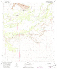 Agua Caliente 1965 topographic map thumbnail