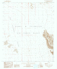 Aguila Mountains NW 1990 topographic map thumbnail