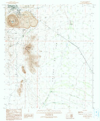 Ajo South 1990 topographic map thumbnail