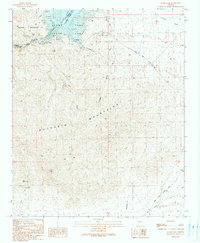 Alamo Dam 1990 topographic map thumbnail