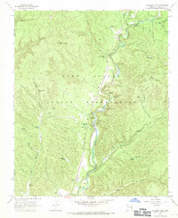 Alchesay Flat 1967 topographic map thumbnail