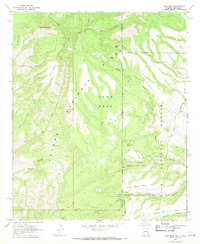 Alma Mesa 1967 topographic map thumbnail