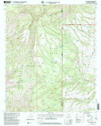 Alma Mesa 1997 topographic map thumbnail