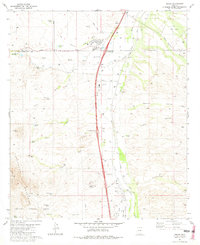 Amado 1981 topographic map thumbnail