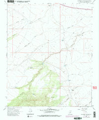 Anderson Canyon 1968 topographic map thumbnail