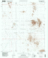 Antelope Hills 1996 topographic map thumbnail