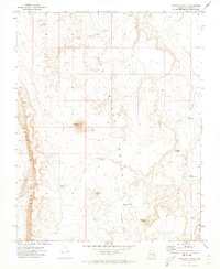 Antelope Knoll 1971 topographic map thumbnail